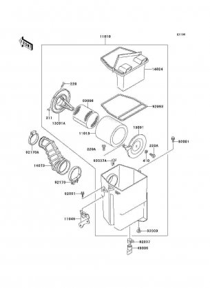 Air Cleaner(KLF300-C5&NAMI.C8)