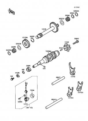 Change Drum / Shift Fork