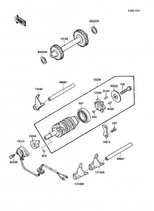 Change Drum / Shift Fork