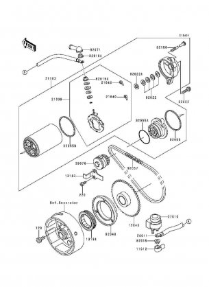 Starter Motor(KLF300-B2 / B3 / B4)