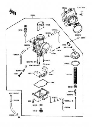 Carburetor(KXF250-A2)(?004204)