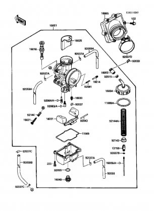Carburetor(KXF250-A2)(004205