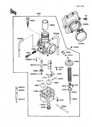 Carburetor(KXF250-A1)