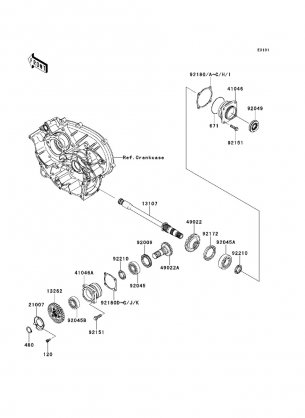 Front Bevel Gear