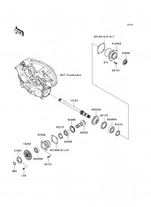 Front Bevel Gear