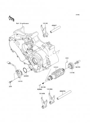 Gear Change Drum / Shift Fork(s)