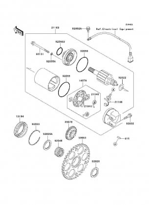 Starter Motor(JH1200-A3 / A4)