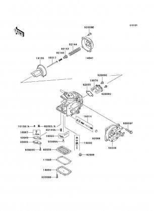Carburetor Parts(JH1100-A5)