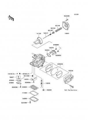 Carburetor Parts(JH1100-A3 / A4)