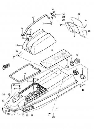 Hull / Engine Hood(JS440-A14)