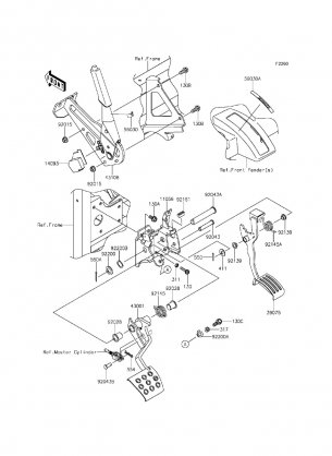 Brake Pedal / Throttle Lever