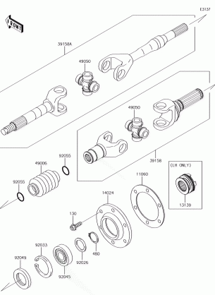 Drive Shaft-Rear