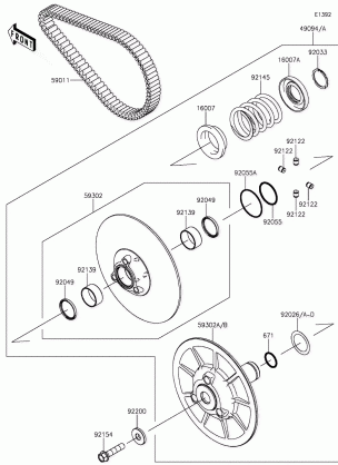 Driven Converter / Drive Belt