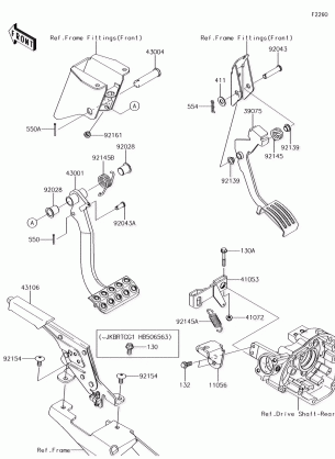 Brake Pedal / Throttle Lever