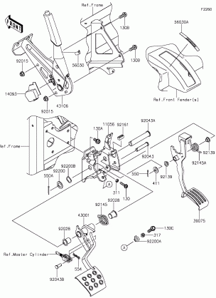 Brake Pedal / Throttle Lever