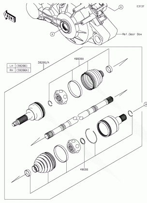 Drive Shaft-Rear