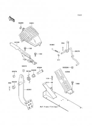 Brake Pedal / Throttle Lever