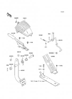 Brake Pedal / Throttle Lever