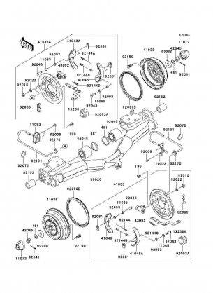 Rear Hubs / Brakes(B7F)