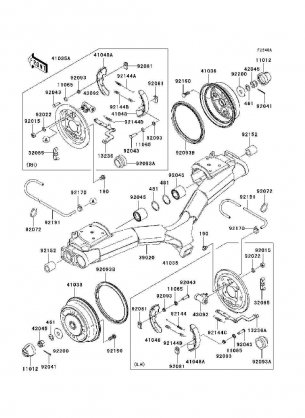 Rear Hubs / Brakes(J7F / J8F)