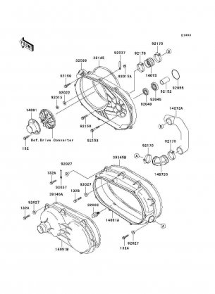 Converter Cover / Drive Belt