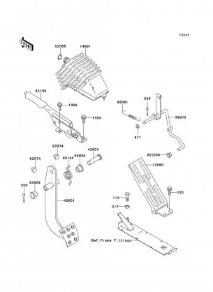 Brake Pedal / Throttle Lever