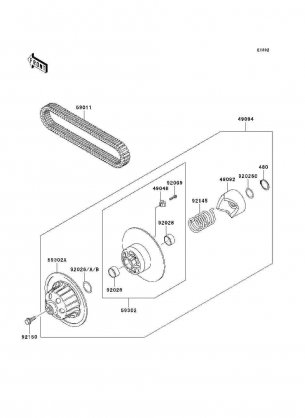 Driven Converter / Drive Belt