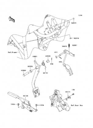 Brake Pedal / Throttle Lever