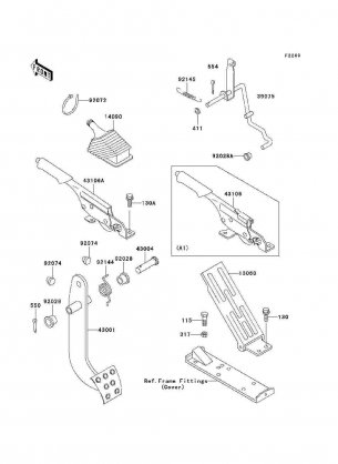 Brake Pedal / Throttle Lever