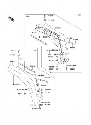 Front Fender(s)(KAF620-G1)