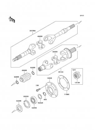 Drive Shaft-Rear(KAF620-G1-G3)