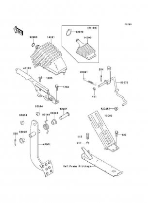 Brake Pedal / Throttle Lever