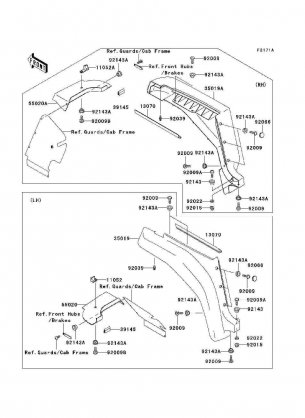 Front Fender(s)(KAF620-E2)