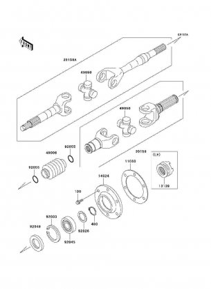 Drive Shaft-Rear(H2 / H3)