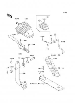 Brake Pedal / Throttle Lever