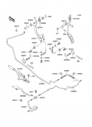 Brake Pedal / Throttle Lever