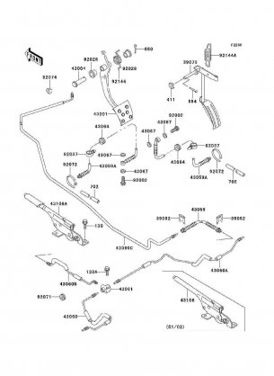 Brake Pedal / Throttle Lever