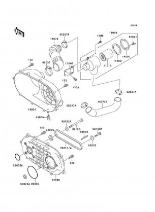 Converter Cover / Drive Belt