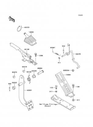 Brake Pedal / Throttle Lever