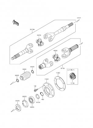 Drive Shaft-Rear