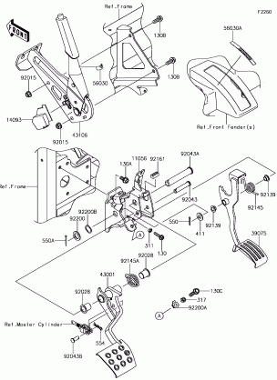 Brake Pedal / Throttle Lever