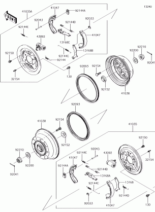 Rear Hubs / Brakes