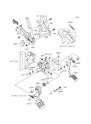 Brake Pedal / Throttle Lever