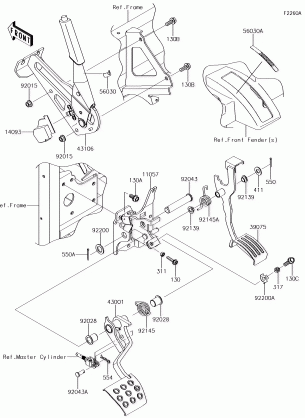 Brake Pedal / Throttle Lever(AJF)