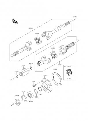 Drive Shaft-Rear