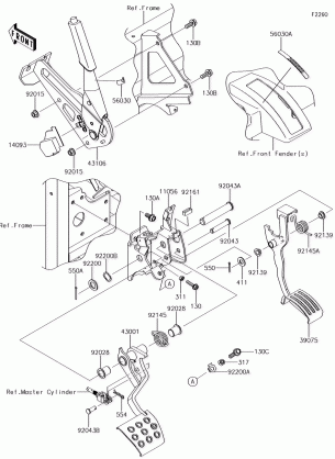 Brake Pedal / Throttle Lever(BHF)