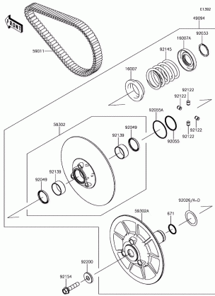 Driven Converter / Drive Belt