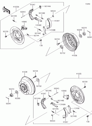 Rear Hubs / Brakes