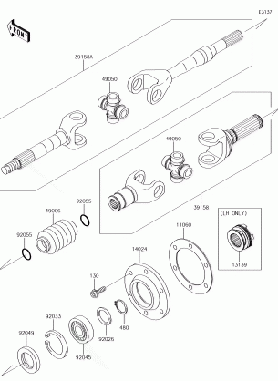 Drive Shaft-Rear