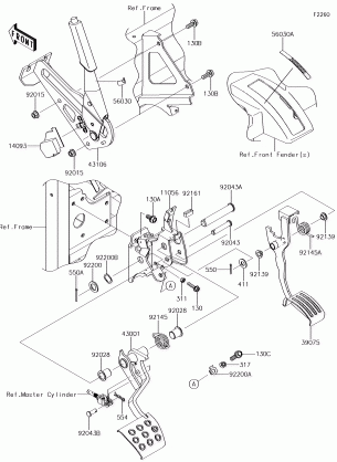 Brake Pedal / Throttle Lever(EHF)